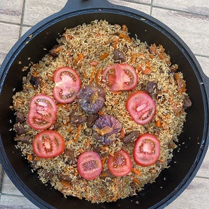 Казан плова под заказ в бане Казан плова под заказ в бане